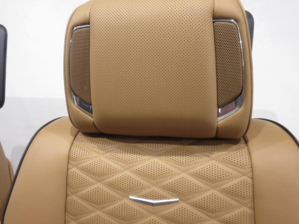 Cadillac Escalade Sport Oem Brandy Leather Heat Air Conditioned Seats 2021 2022 | Picture # 12 | OEM Seats