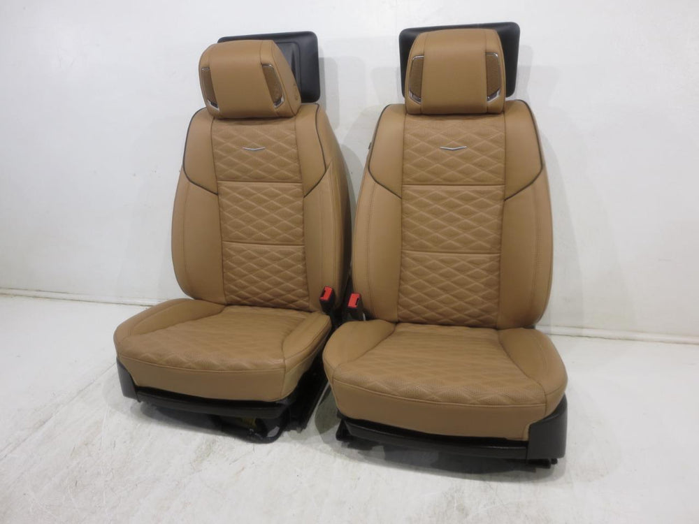 Cadillac Escalade Sport Oem Brandy Leather Heat Air Conditioned Seats 2021 2022 | Picture # 23 | OEM Seats