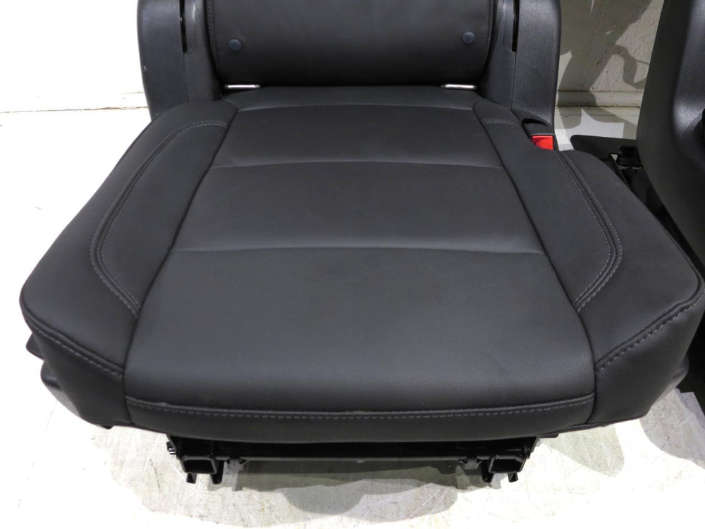 Chevy Gmc Oem Tahoe 2nd Row Black Leather Bucket Seats 2021 2022 + | Picture # 3 | OEM Seats