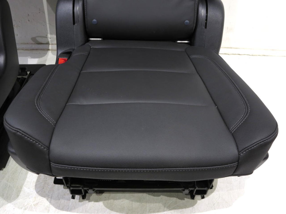 Chevy Gmc Oem Tahoe 2nd Row Black Leather Bucket Seats 2021 2022 + | Picture # 4 | OEM Seats