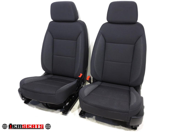 2022 Chevy Tahoe Yukon Black Cloth Seats 