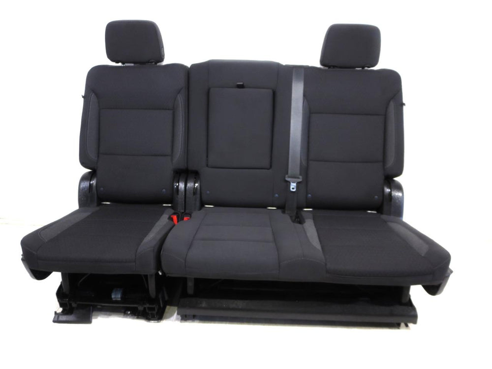 2021 - 2024 Chevy Tahoe Suburban 2nd Row Bench Seat Black Cloth #496i | Picture # 7 | OEM Seats