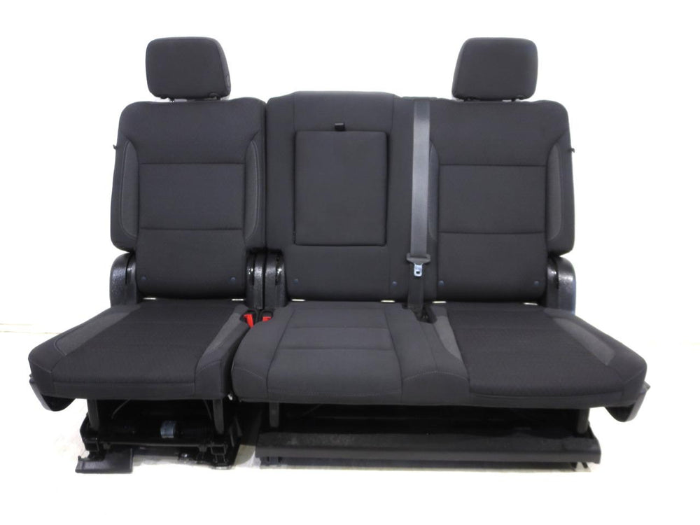 2021 - 2024 Chevy Tahoe Suburban 2nd Row Bench Seat Black Cloth #496i | Picture # 8 | OEM Seats