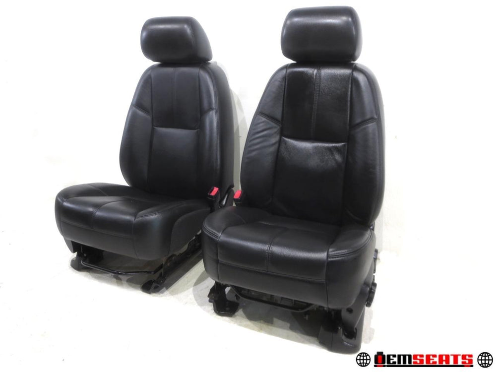 Gm Silverado Tahoe Black Leather Seats 2007 2008 2009 2010 2011 2012 2013 2014 ' | Picture # 1 | OEM Seats