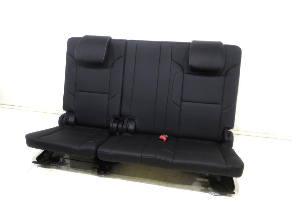 2015 - 2020 Gm Chevy Tahoe Suburban 3rd Row Seat Black Leather #506i | Picture # 7 | OEM Seats