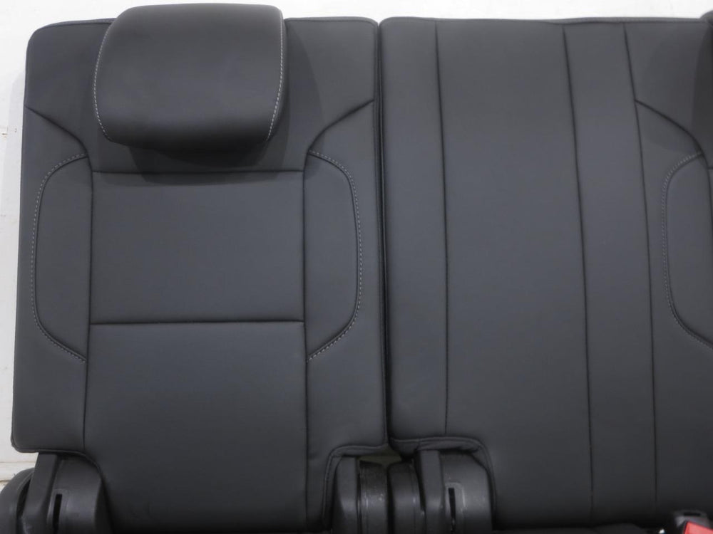 2015 - 2020 Gm Chevy Tahoe Suburban 3rd Row Seat Black Leather #506i | Picture # 3 | OEM Seats