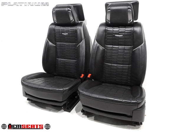 2019 - 2024 Cadillac Escalade Platinum Seats Black Leather