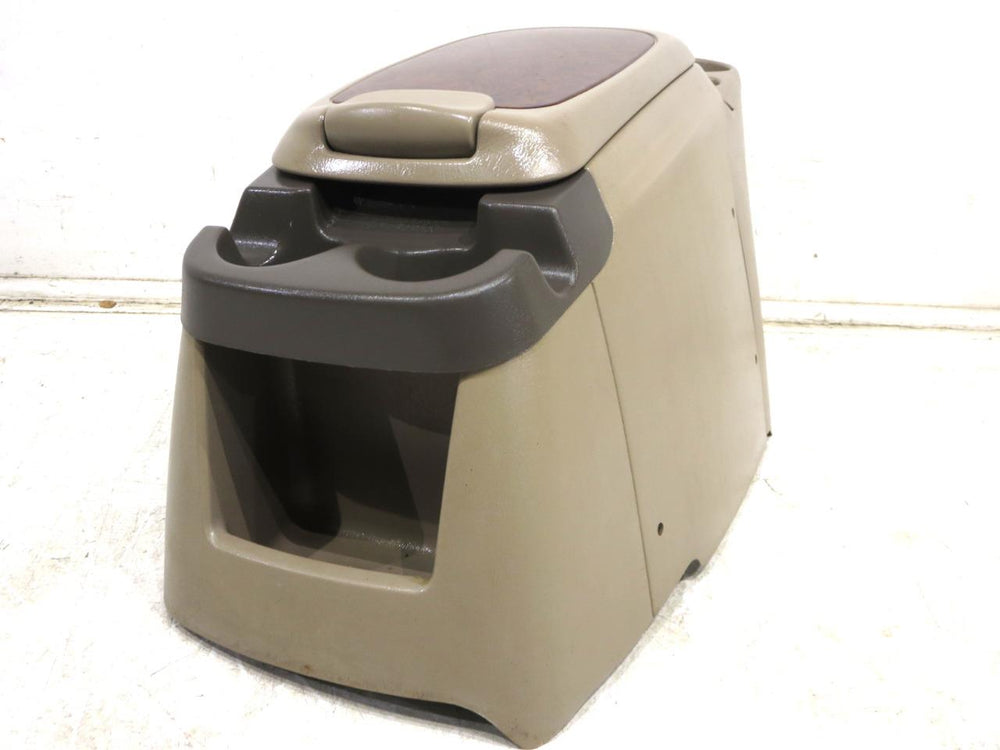 1999 - 2007 Ford Super Duty OEM Center Console Pebble Tan #001k | Picture # 3 | OEM Seats