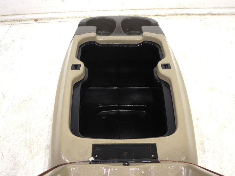1999 - 2007 Ford Super Duty OEM Center Console Pebble Tan #001k | Picture # 12 | OEM Seats