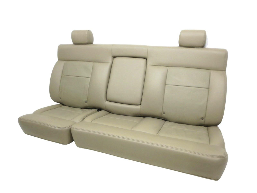 Ford F150 F-150 Oem Tan Leather Rear Seat 2004 2005 2006 2007 2008 | Picture # 1 | OEM Seats