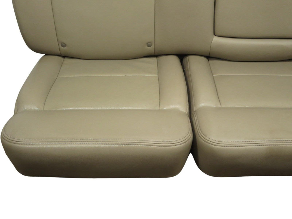 Ford F150 F-150 Oem Tan Leather Rear Seat 2004 2005 2006 2007 2008 | Picture # 3 | OEM Seats