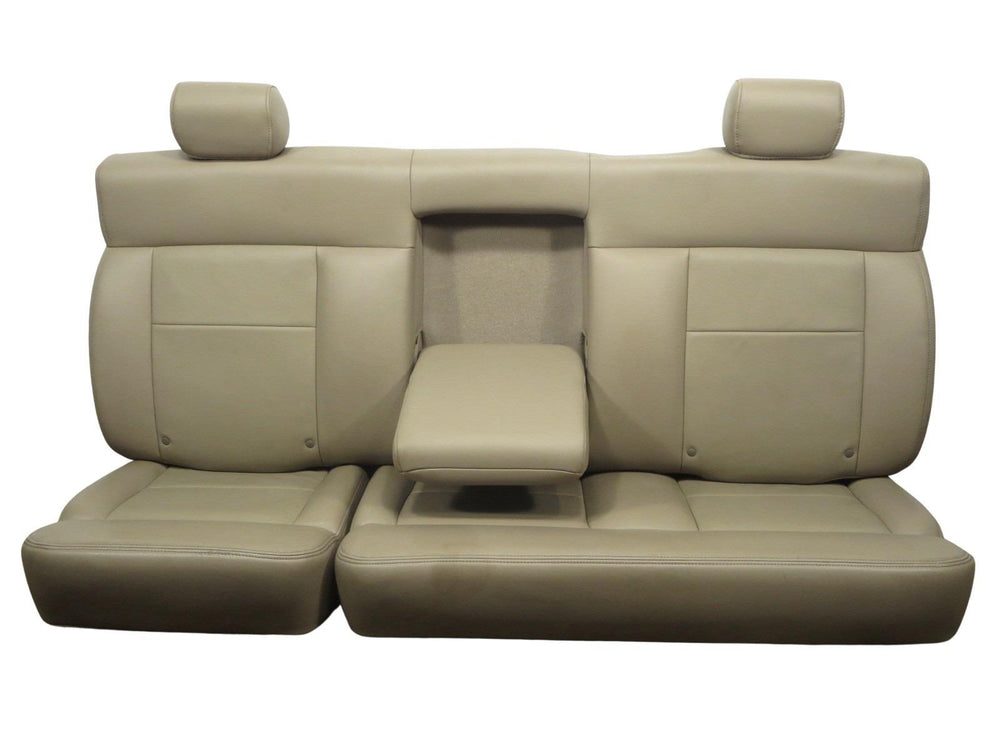Ford F150 F-150 Oem Tan Leather Rear Seat 2004 2005 2006 2007 2008 | Picture # 11 | OEM Seats
