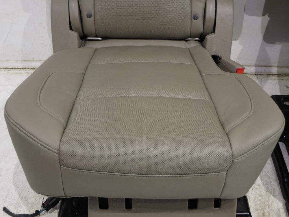 2015 - 2020 Yukon Xl Chevy Suburban Rear Bucket Seats Tan Leather #519i | Picture # 3 | OEM Seats