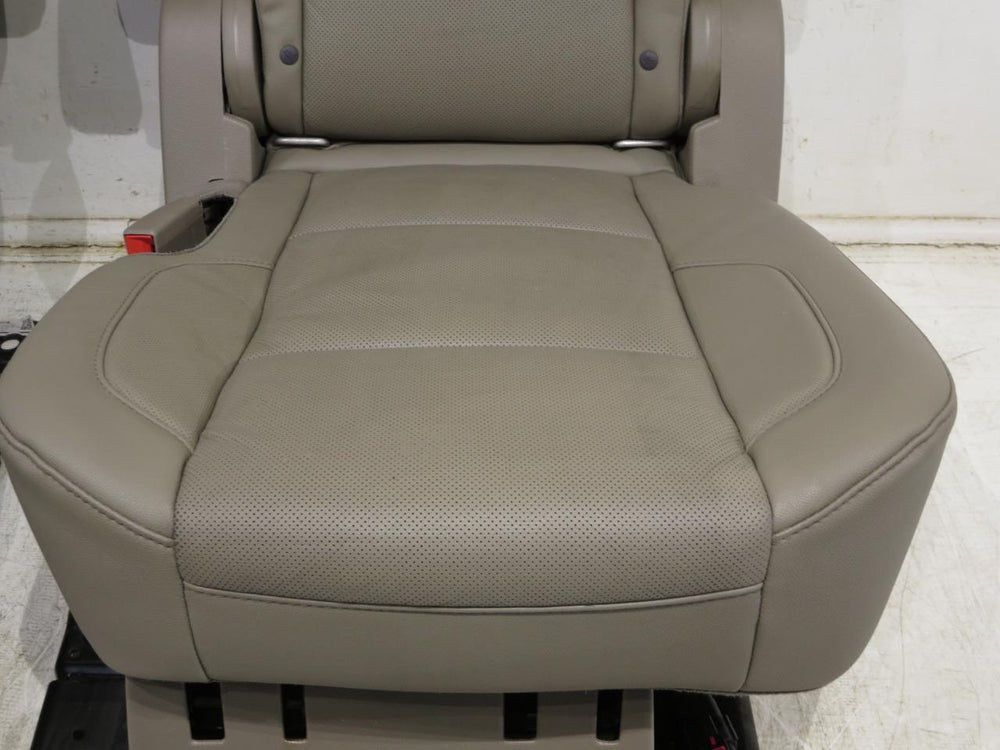 2015 - 2020 Yukon Xl Chevy Suburban Rear Bucket Seats Tan Leather #519i | Picture # 4 | OEM Seats