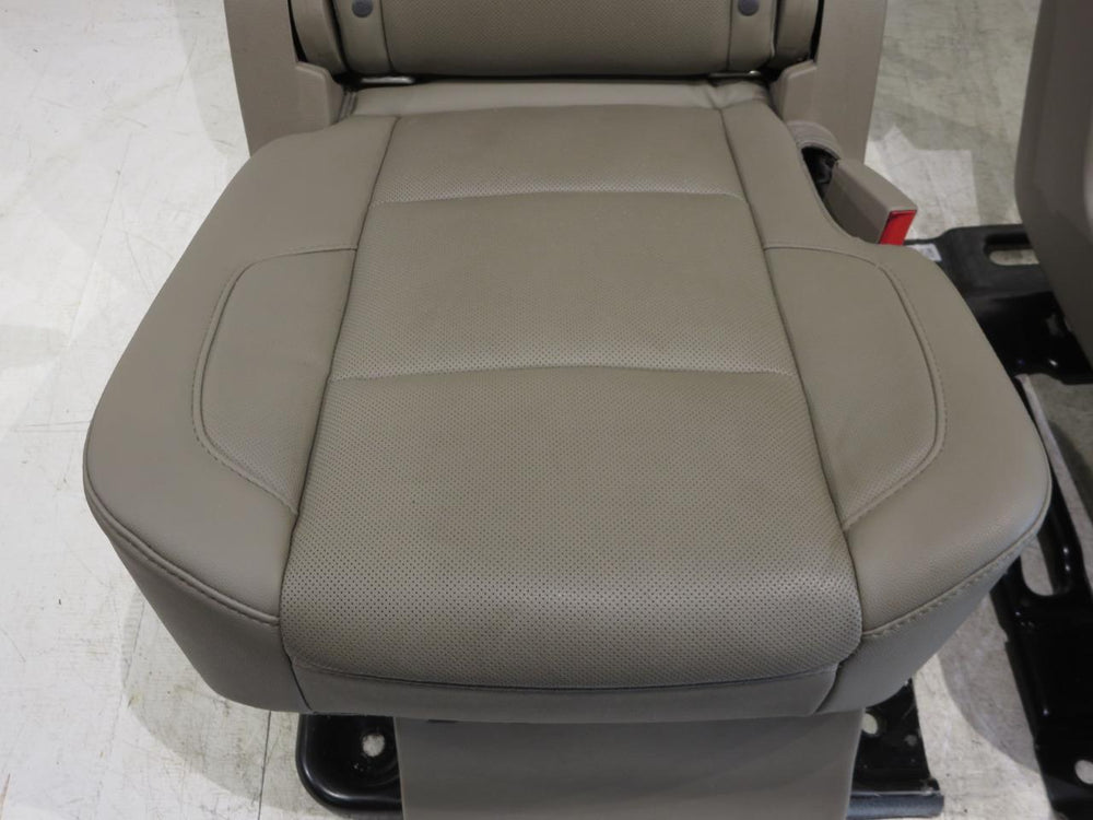 2015 - 2020 Yukon Xl Chevy Suburban Rear Bucket Seats Tan Leather #519i | Picture # 5 | OEM Seats