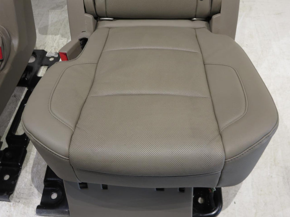 2015 - 2020 Yukon Xl Chevy Suburban Rear Bucket Seats Tan Leather #519i | Picture # 6 | OEM Seats