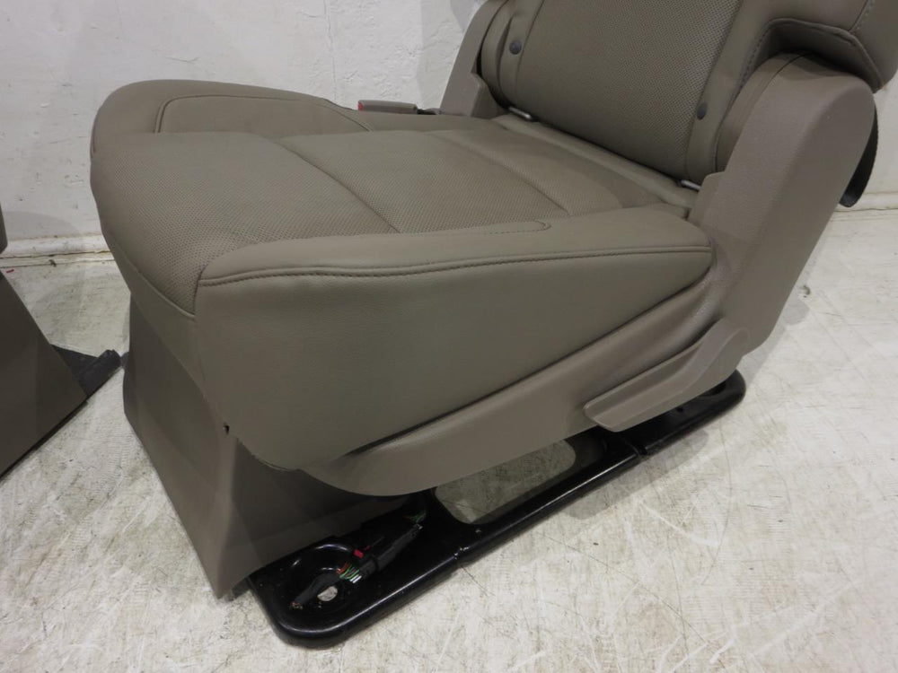 2015 - 2020 Yukon Xl Chevy Suburban Rear Bucket Seats Tan Leather #519i | Picture # 12 | OEM Seats