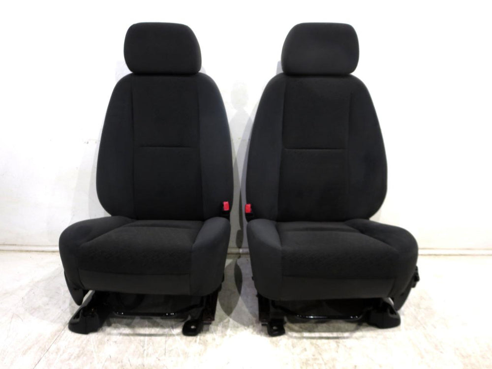 2007 - 2014 GM Silverado Sierra Tahoe Front Seats Black Cloth #519i | Picture # 14 | OEM Seats