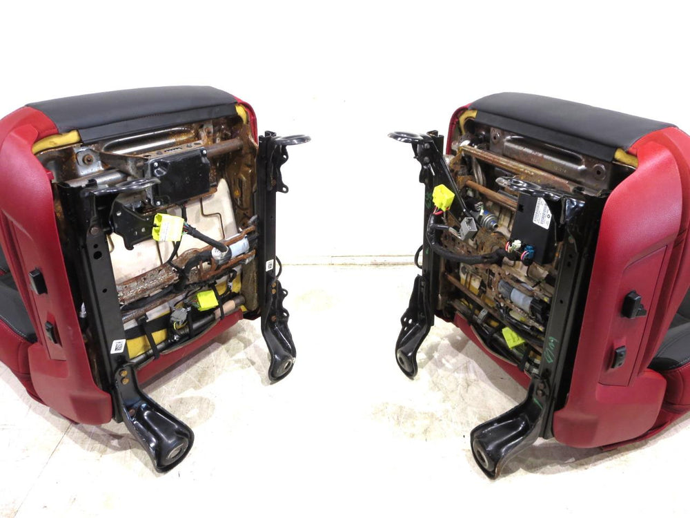 Dodge Ram Rebel Radar Red & Black Powered Oem Front Seats 2009 - 2016 2017 2018 | Picture # 20 | OEM Seats