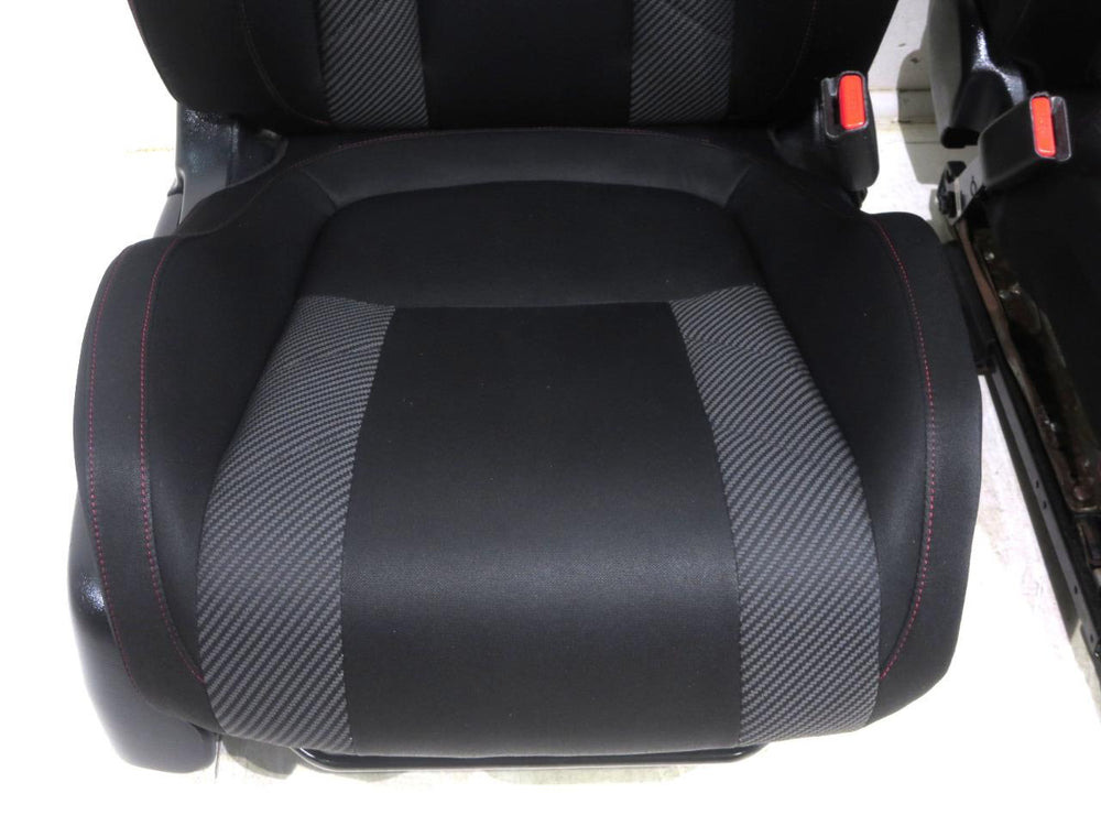Honda Civic Si 4 Door Oem Black & Gray Sport Seats 2016 2017 2018 2019 2020 2021 | Picture # 3 | OEM Seats