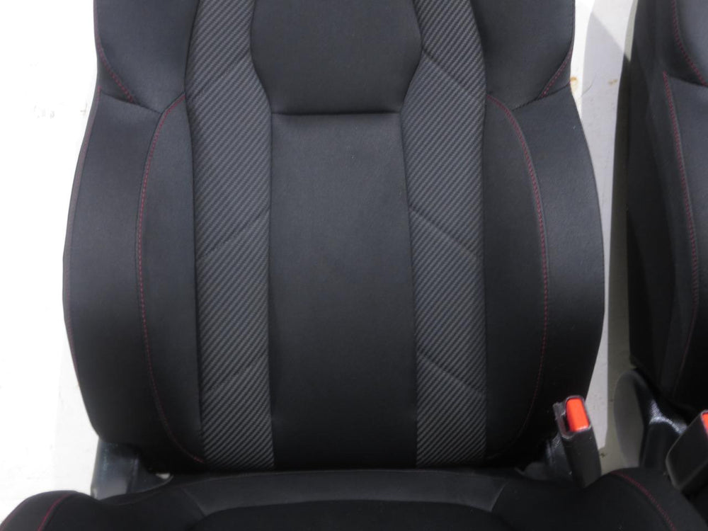 Honda Civic Si 4 Door Oem Black & Gray Sport Seats 2016 2017 2018 2019 2020 2021 | Picture # 9 | OEM Seats