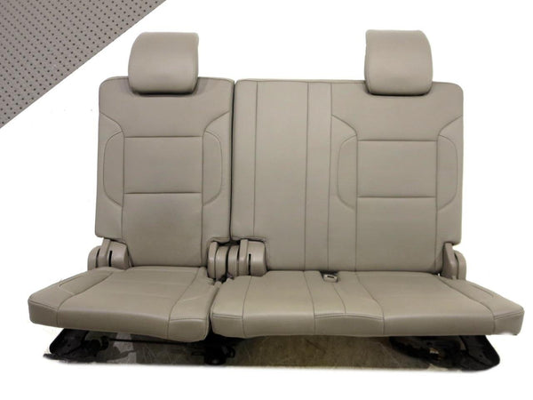 2019 Tan Leather Chevy Tahoe 3rd Row Seat