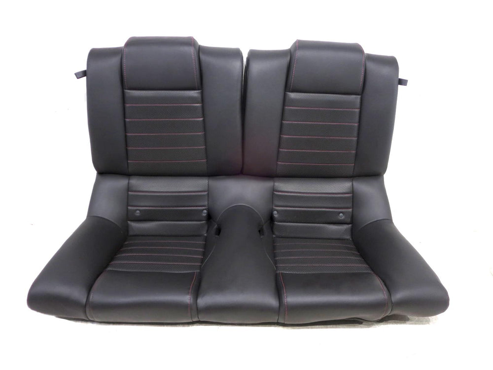 2005 - 2009 Ford Mustang WIP Coupe Rear Seat Black Leather #161K | Picture # 11 | OEM Seats