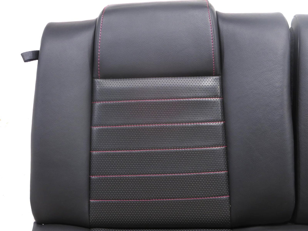 2005 - 2009 Ford Mustang WIP Coupe Rear Seat Black Leather #161K | Picture # 3 | OEM Seats