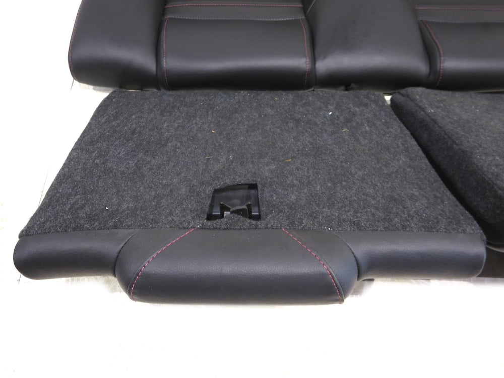 2005 - 2009 Ford Mustang WIP Coupe Rear Seat Black Leather #161K | Picture # 9 | OEM Seats