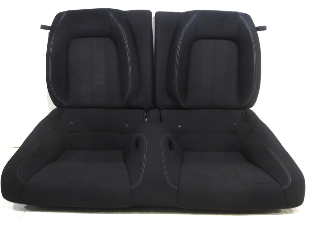 2015 - 2023 Ford Mustang Coupe Rear Seat Black Cloth #159k | Picture # 9 | OEM Seats