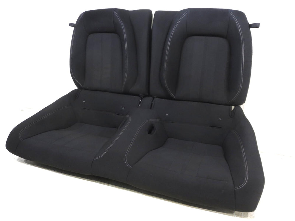 2015 - 2023 Ford Mustang Coupe Rear Seat Black Cloth #159k | Picture # 1 | OEM Seats