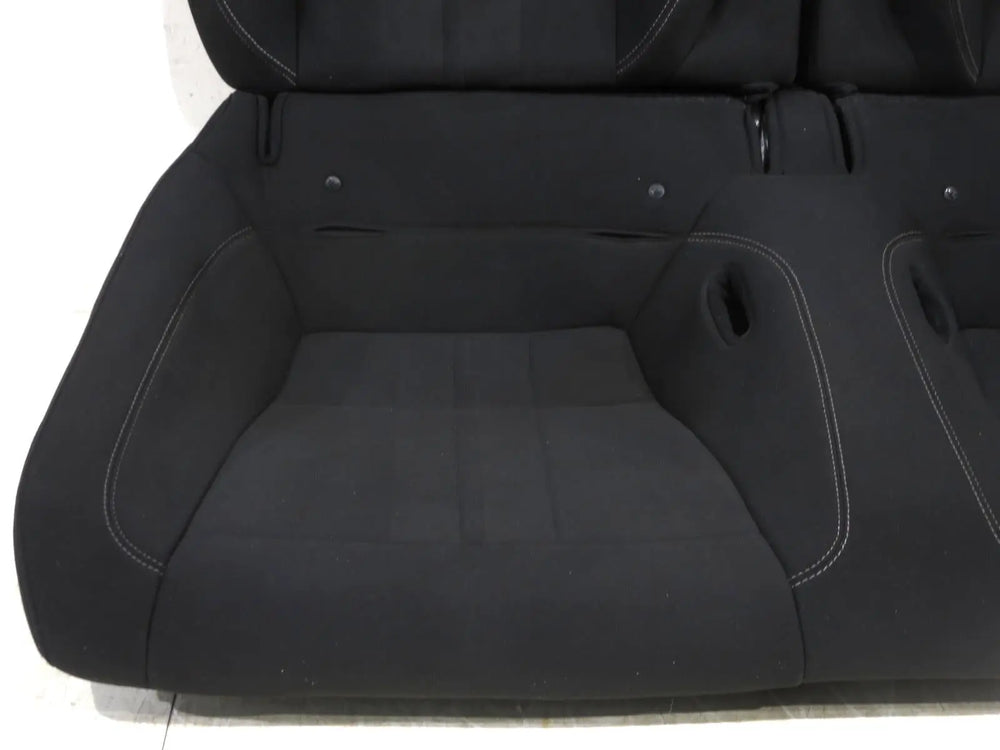 Mustang Summit Super Touring Seat For Harley Davidson - Black With Studs