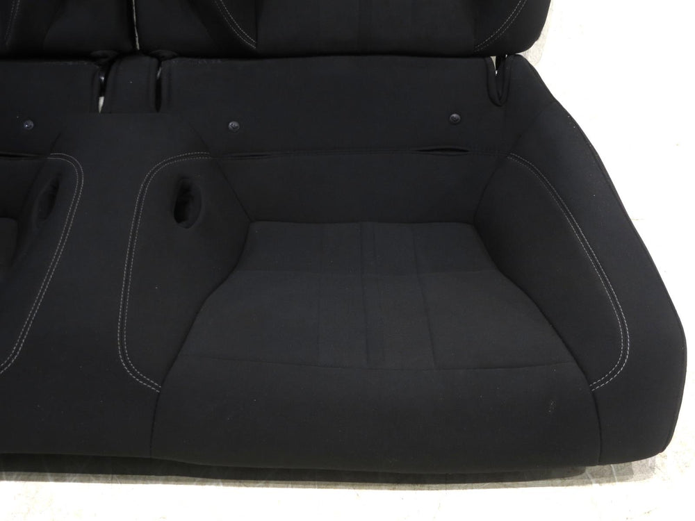 2015 - 2023 Ford Mustang Coupe Rear Seat Black Cloth #159k | Picture # 4 | OEM Seats
