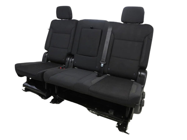 21 Tahoe Yukon 2nd Row Black Cloth Bench Seat