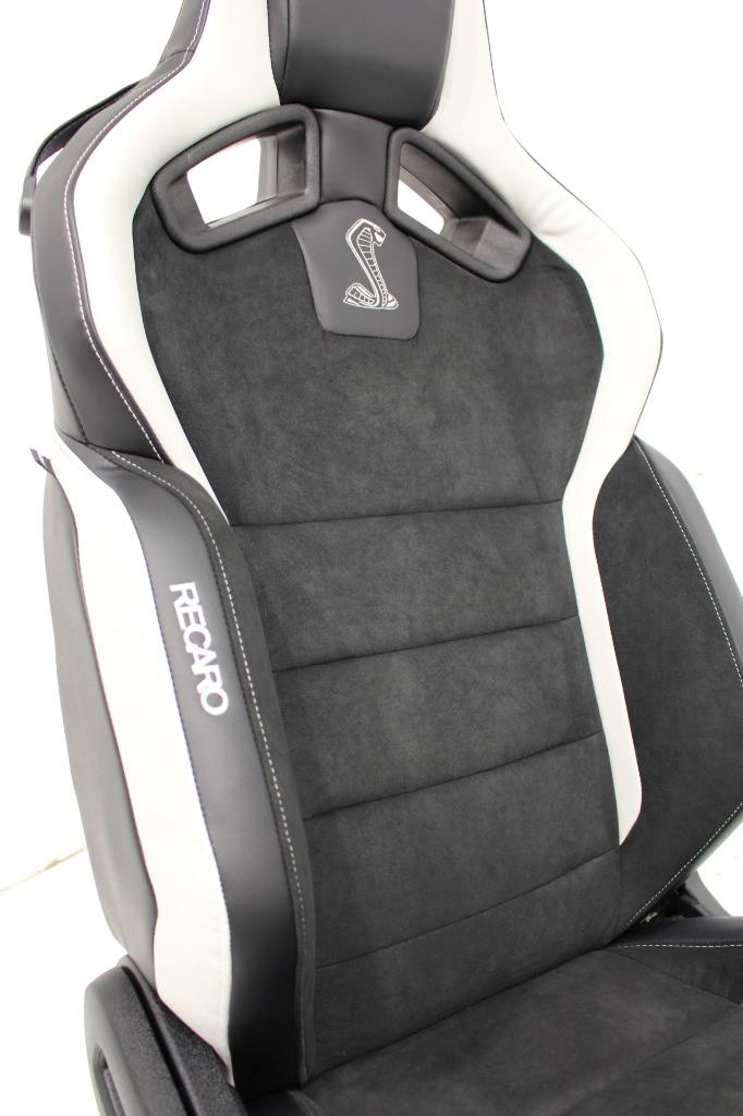 2020 - 2022 Ford GT500 Mustang Recaro Seats Black Leather Super Snake #2488 | Picture # 24 | OEM Seats