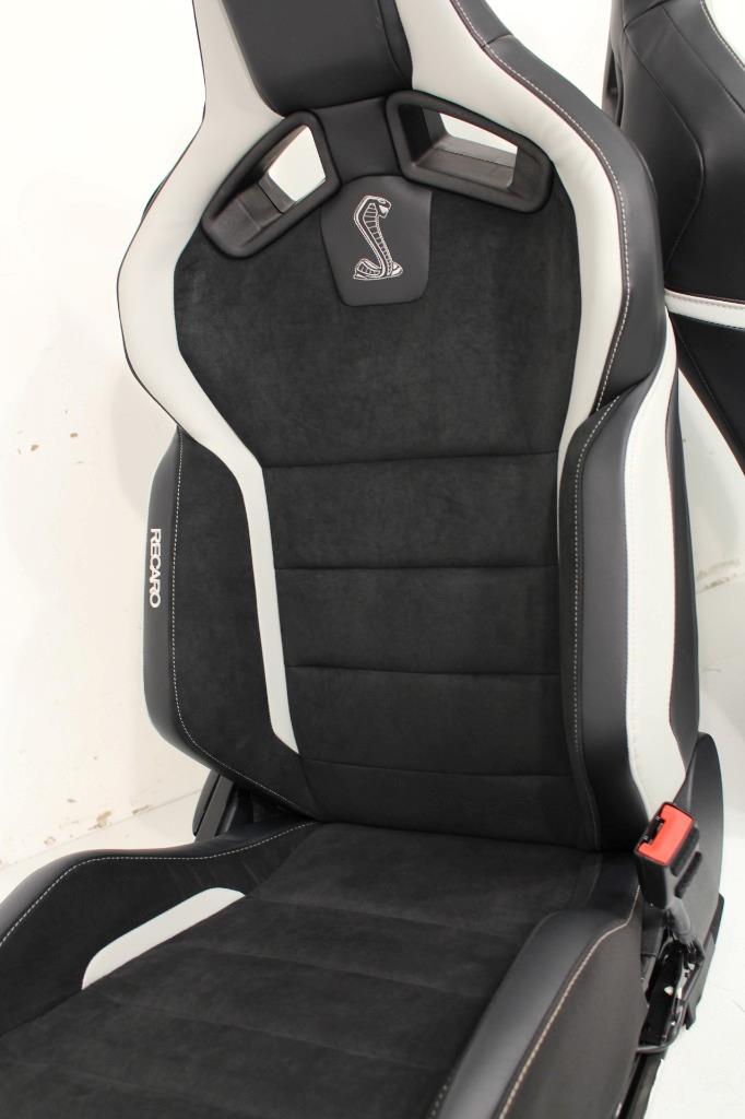 2020 - 2022 Ford GT500 Mustang Recaro Seats Black Leather Super Snake #2488 | Picture # 13 | OEM Seats