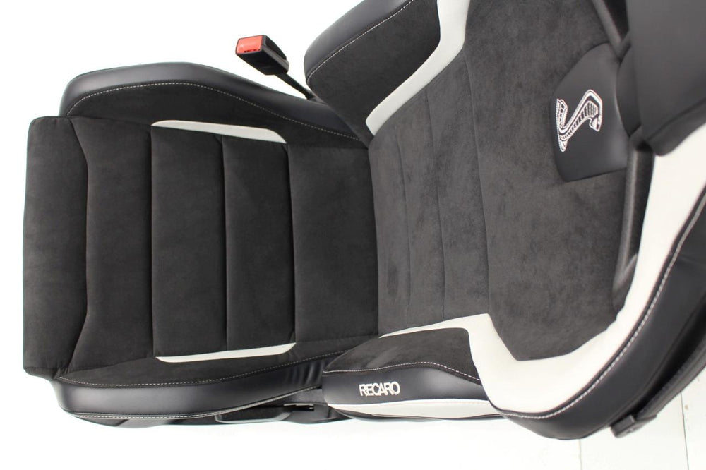 2020 - 2022 Ford GT500 Mustang Recaro Seats Black Leather Super Snake #2488 | Picture # 10 | OEM Seats