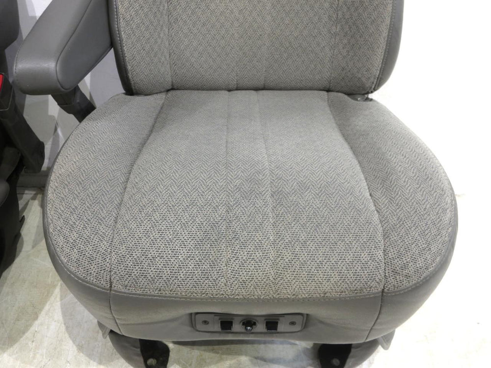 Chevy Express Gmc Savana Van Front Cloth Seats Power 2000 - 2018 2019 2020 2021 | Picture # 10 | OEM Seats