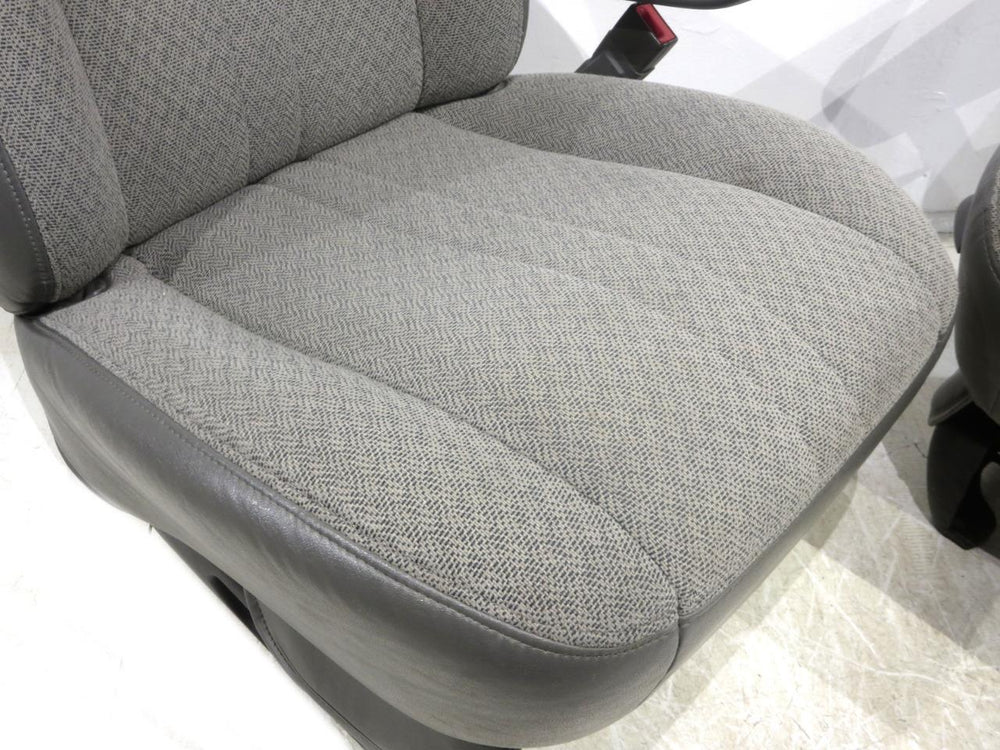 Chevy Express Gmc Savana Van Front Cloth Seats Power 2000 - 2018 2019 2020 2021 | Picture # 11 | OEM Seats
