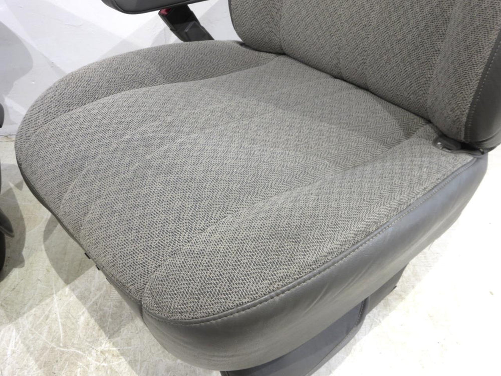 Chevy Express Gmc Savana Van Front Cloth Seats Power 2000 - 2018 2019 2020 2021 | Picture # 12 | OEM Seats
