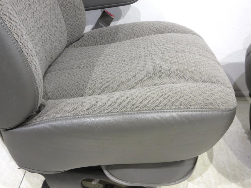 Chevy Express Gmc Savana Van Front Cloth Seats Power 2000 - 2018 2019 2020 2021 | Picture # 13 | OEM Seats