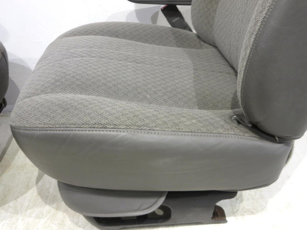 Chevy Express Gmc Savana Van Front Cloth Seats Power 2000 - 2018 2019 2020 2021 | Picture # 14 | OEM Seats