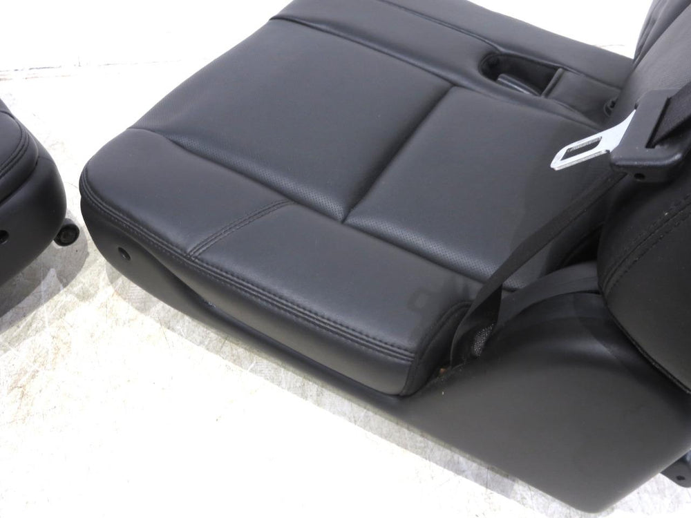 2007 - 2014 Cadillac Escalade 3rd Row Seats Black Leather #554i | Picture # 12 | OEM Seats