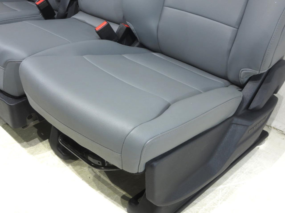 2015 - 2022 Ford F150 & Super Duty OEM Front Vinyl Seats Gray #562i | Picture # 10 | OEM Seats