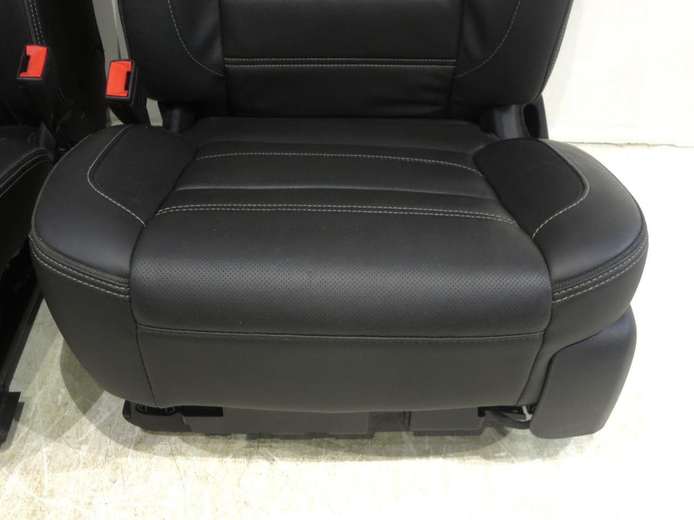 2014 - 2018 GMC Sierra Denali Seats OEM Jet Black Leather #564i | Picture # 6 | OEM Seats
