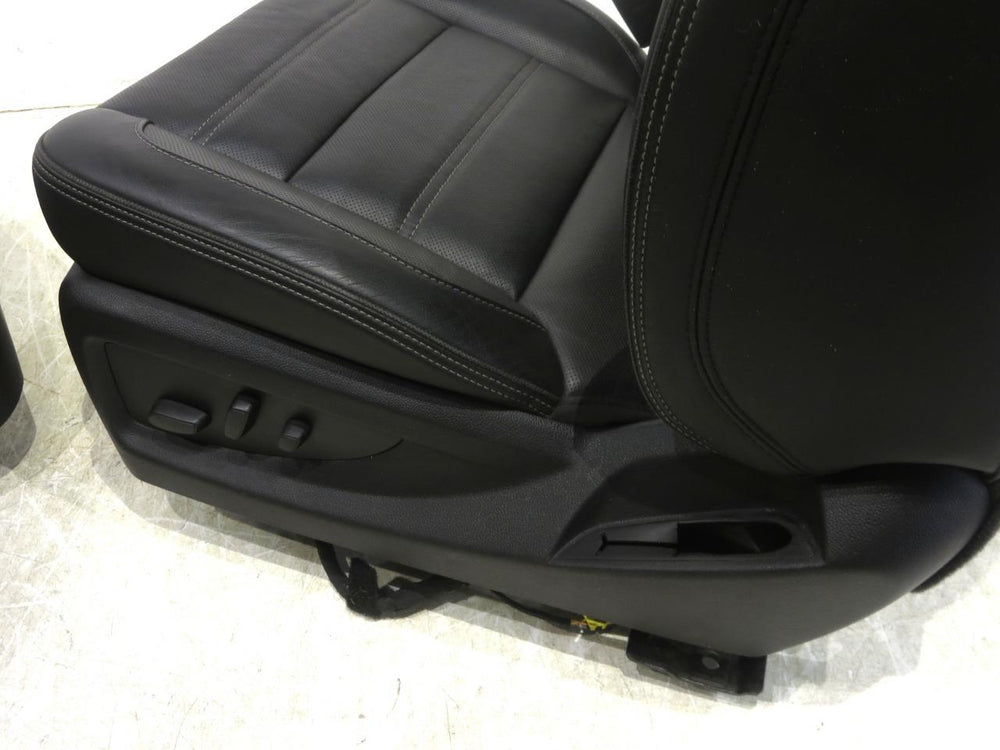 2014 - 2018 GMC Sierra Denali Seats OEM Jet Black Leather #564i | Picture # 10 | OEM Seats