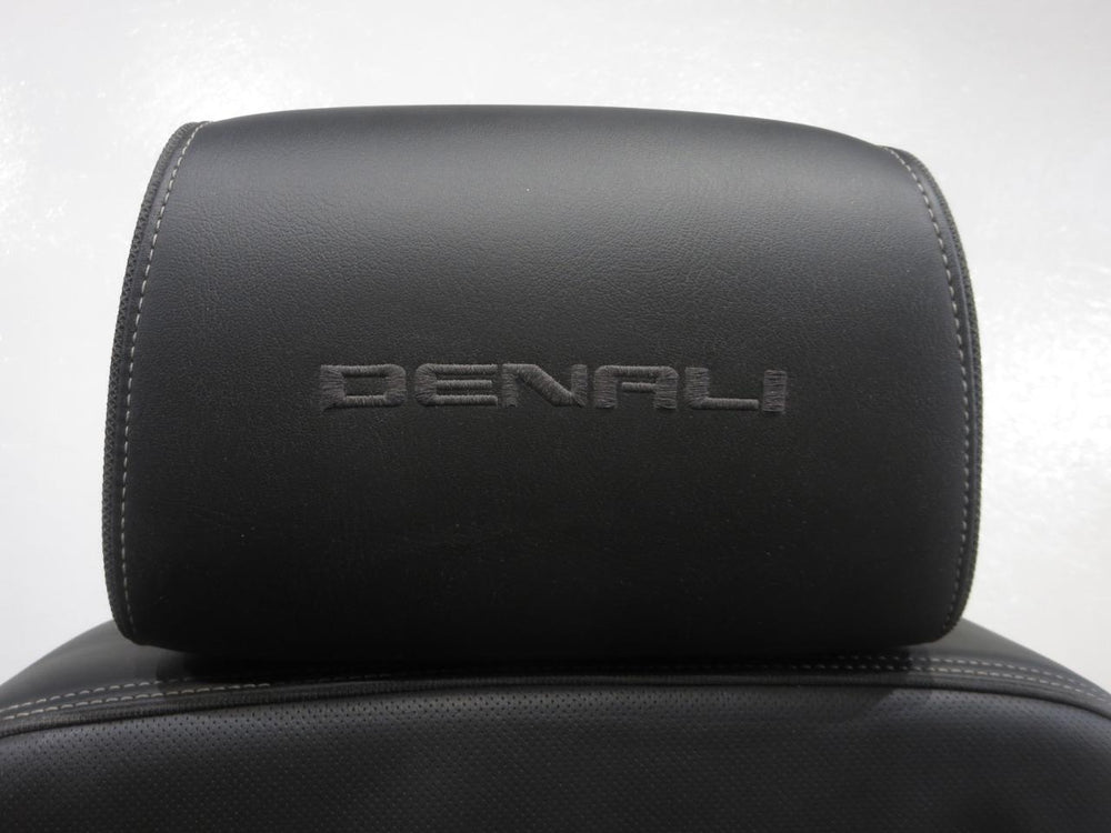 2014 - 2018 GMC Sierra Denali Seats OEM Jet Black Leather #564i | Picture # 12 | OEM Seats