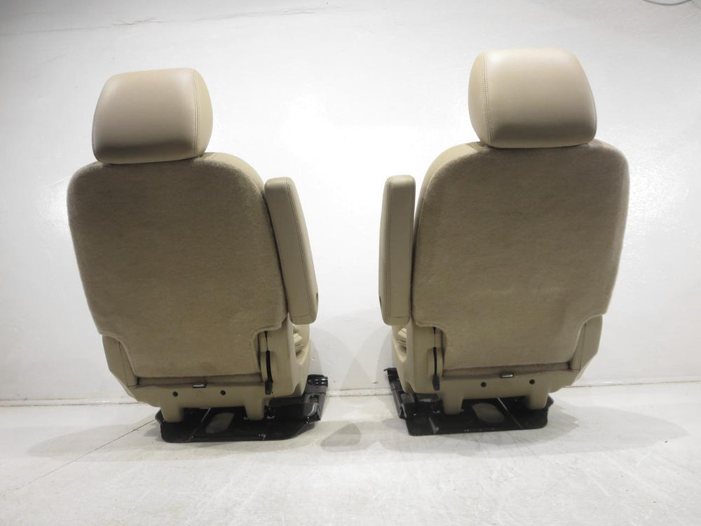 2007 - 2014 Tahoe Yukon Escalade Second Row Bucket Seats, Tan Leather #565r | Picture # 11 | OEM Seats