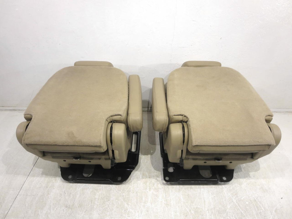 2007 - 2014 Tahoe Yukon Escalade Second Row Bucket Seats, Tan Leather #565i | Picture # 12 | OEM Seats