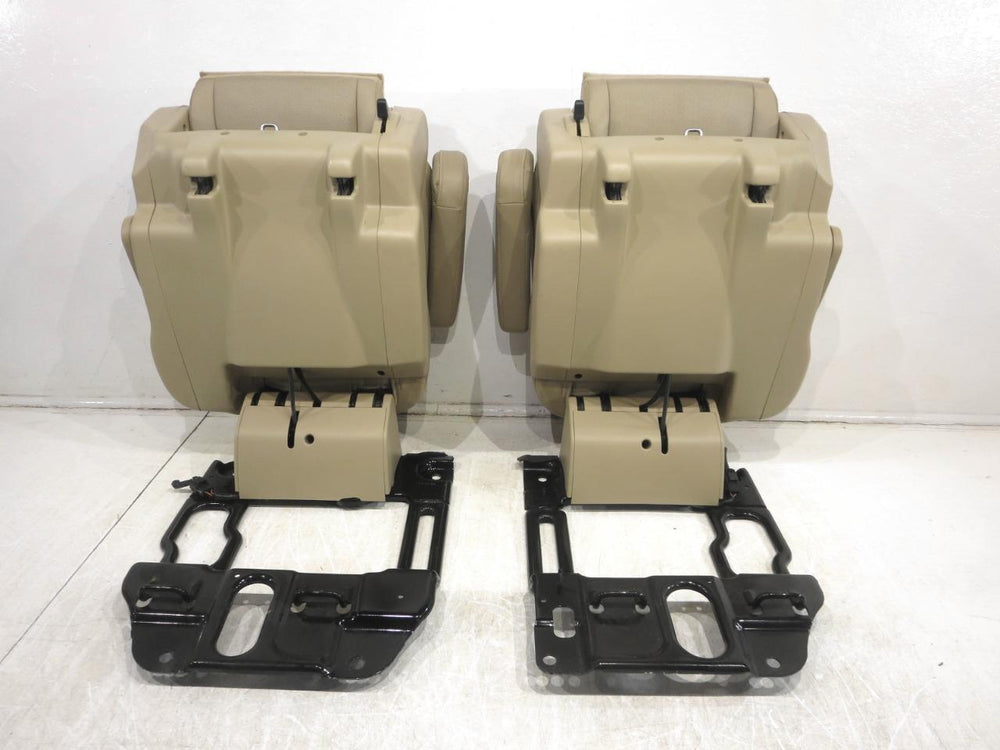 2007 - 2014 Tahoe Yukon Escalade Second Row Bucket Seats, Tan Leather #565i | Picture # 15 | OEM Seats